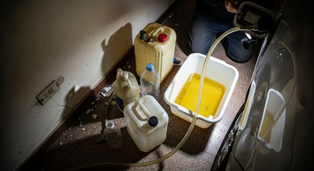 Limpieza de circuito de combustible en Palacio